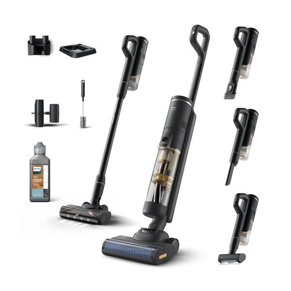 Миючий акумуляторний пилосос Philips Series 7000 AquaTrio XW7264/11 в комплекті миючий засіб Philips XV1792/01 XW7264/11 фото