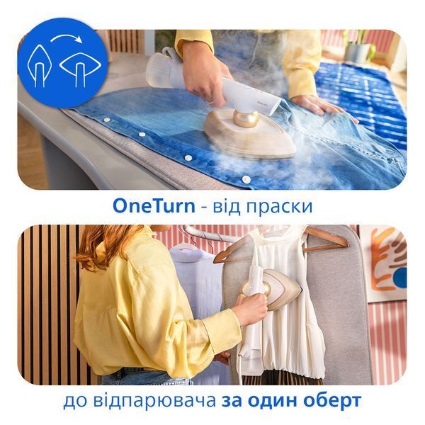 Отпариватель-утюг 2 в 1 Philips OneTurn GC213/10 GC213/10 фото