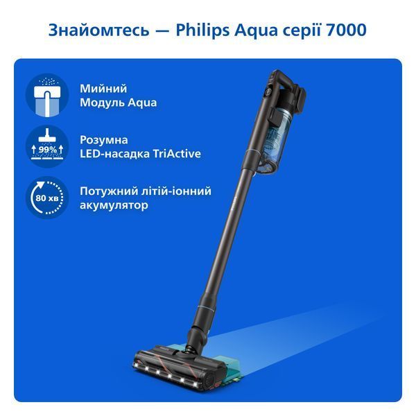 Миючий бездротовий пилосос Philips Aqua Series 7000 XC7163/01 XC7163/01 фото